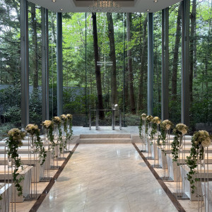 1番楽しみにしていたチャペルも素晴らしかった。当日が楽しみで|770707さんのアネーリ軽井沢の写真(2536938)