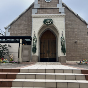 チャペル入り口|770816さんのウェディングスホテル・ベルクラシック東京の写真(2536369)