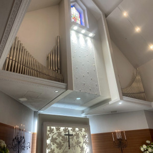 最上階にあるチャペル|770816さんのウェディングスホテル・ベルクラシック東京の写真(2536364)