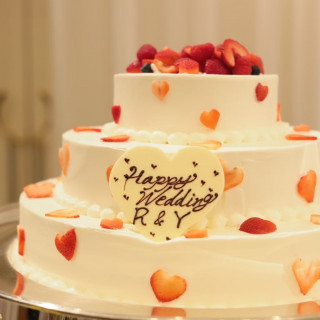 ハートのいちごケーキ