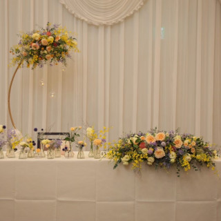 新郎新婦が座る場所