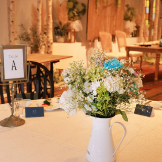 来賓の方々の席が近くて、アットホームな雰囲気にピッタリでした