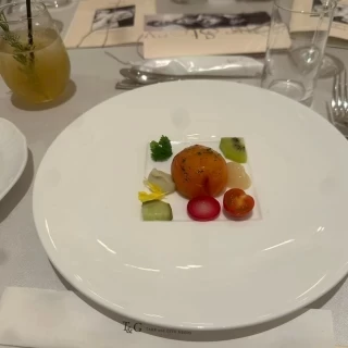 見た目の美しい料理がたくさん