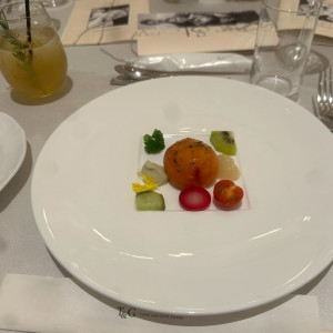 見た目の美しい料理がたくさん|770857さんのアーヴェリール迎賓館（名古屋）/テイクアンドギヴ・ニーズウェディングの写真(2536360)