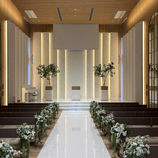 温かさを感じる挙式会場