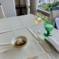 米茄子の鴫炊き。椿山荘名物で、繊細な出汁の味が最高でした。