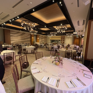 披露宴会場です。当日の写真ではありません。