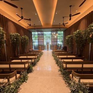 チャペルです。当日の写真ではありません。|770937さんのWITH THE STYLE FUKUOKA（ウィズ ザ スタイル フクオカ）の写真(2536867)