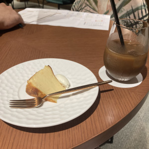 ホテル人気のチーズケーキです。コースにも入っていて嬉しい。|770993さんのザ マークグランドホテル（THE MARK GRAND HOTEL）の写真(2537616)