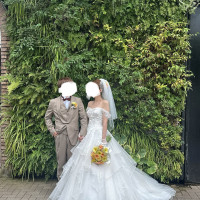 緑をバックに写真も撮れます。