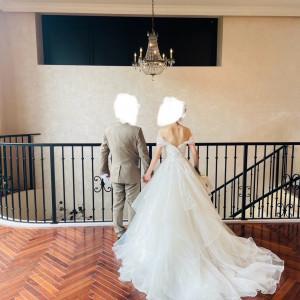 披露宴会場に入ってくる階段前です。|771058さんの南青山サンタキアラ教会の写真(2537655)