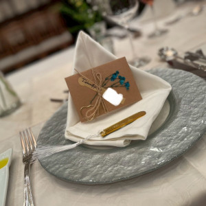 テーブルコーディネートです。|771058さんの南青山サンタキアラ教会の写真(2537664)