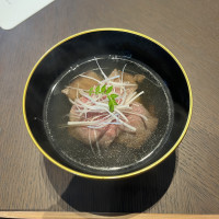 和牛と胡麻豆腐入り手火山出汁