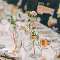 ゲストテーブル装花