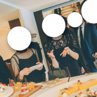 披露宴会場201からLOUNGE会場へ