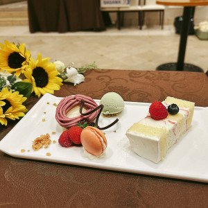 デザート、ウェディングケーキも美味しかった|771096さんのロザンジュイア広尾迎賓館（LOSANGEIA）の写真(2537863)