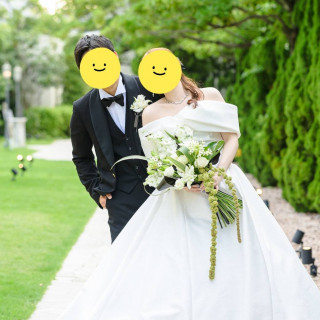 アプローチでの写真