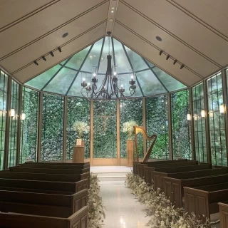 緑豊かな挙式会場