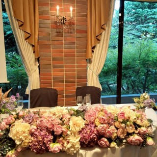 披露宴会場・桜花　高砂