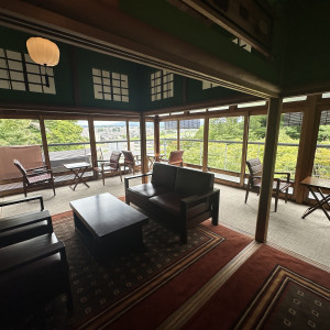ゲストの控室(待合室)です。ベランダに出ることもできました。|771130さんの辻家庭園 ~前田家家老旧横山家迎賓館~(金沢市指定文化財)の写真(2538122)