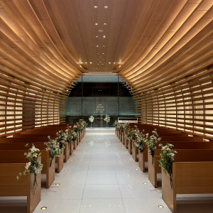 チャペル、夜の雰囲気|771130さんの辻家庭園 ~前田家家老旧横山家迎賓館~(金沢市指定文化財)の写真(2538147)