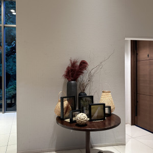 披露宴会場外、ウェルカムグッズはここに移動してきます|771130さんの辻家庭園 ~前田家家老旧横山家迎賓館~(金沢市指定文化財)の写真(2538131)