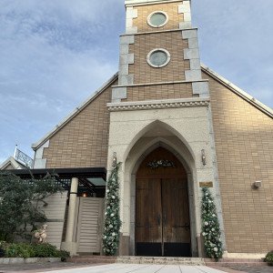 チャペルの外観。屋上にある独立型チャペル。|771144さんのウェディングスホテル・ベルクラシック東京の写真(2538389)