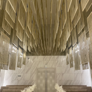 真っ白い会場です。