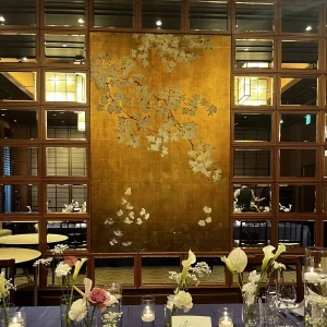 ゴージャスな金屏風が印象的でした！写真撮影にも最適でした|771163さんのオリエンタルホテル 神戸・旧居留地の写真(2538514)