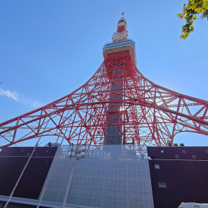 披露宴会場から外を見ると東京タワー|771208さんのThe Place of Tokyo（ザ プレイス オブ トウキョウ）の写真(2538958)