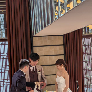 披露宴会場にて|771208さんのThe Place of Tokyo（ザ プレイス オブ トウキョウ）の写真(2538929)