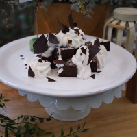 デザートブッフェの一部（ガトーショコラ）