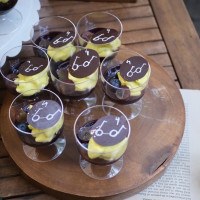 オリジナルデザインのデザートブッフェ