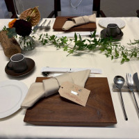 ゲストのテーブルコーディネート