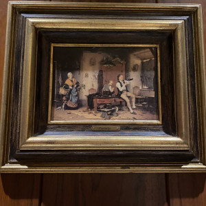 ロビーに飾ってある絵はレトロな感じでお洒落だと思います。|771274さんのレストランひらまつ博多の写真(2553841)