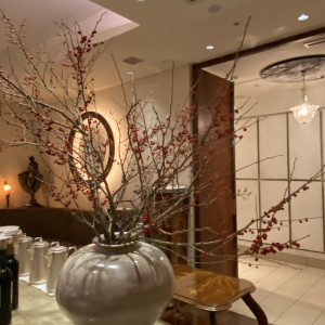 装花がとてもお洒落だと思います。|771274さんのレストランひらまつ博多の写真(2553848)