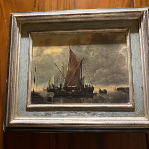 とても本格的な絵がありいい雰囲気でした。|771274さんのレストランひらまつ博多の写真(2553843)