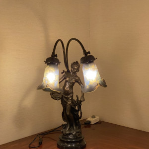 レトロな照明器具がとても綺麗です。|771274さんのレストランひらまつ博多の写真(2553852)