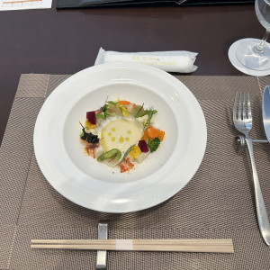 試食の前菜です。|771291さんのプレジール迎賓館の写真(2538843)