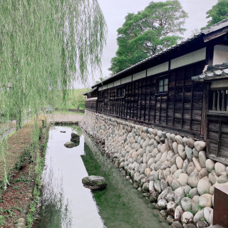 結婚式場の外の風景です。