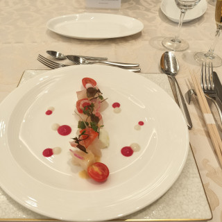 前菜のカルパッチョ