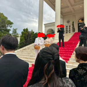 大階段|771358さんのベイサイド迎賓館（長崎）/テイクアンドギヴ・ニーズウェディングの写真(2539194)