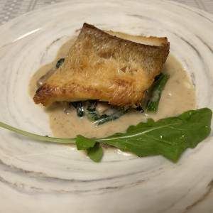 甲殻類アレルギー対応で変更後の魚料理！|771359さんのTHE GLOBAL VIEW長崎 (ザ・グローバルビュー長崎)の写真(2540600)