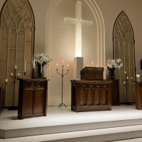 チャペルを斜めから