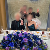 新郎新婦テーブル