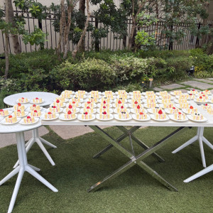 カットされたウェディングケーキ|771413さんのアニヴェルセル 立川の写真(2541214)