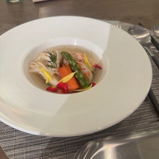 お料理にも花びらが♩(食べれます)