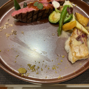 ブライダルフェアにて試食会|771448さんのATOLL TERRASSE 鴨川（アトールテラスカモガワ）●BRASSグループの写真(2539656)