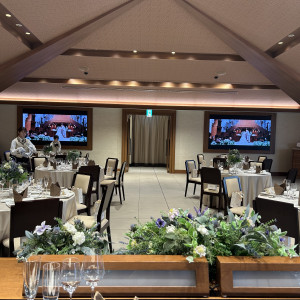 新郎新婦からの景色|771456さんのアルカンシエル luxe mariage 大阪（アルカンシエルグループ）の写真(2539407)