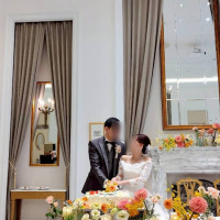 ケーキにはお花の装飾(チョコレート)があり可愛かったです